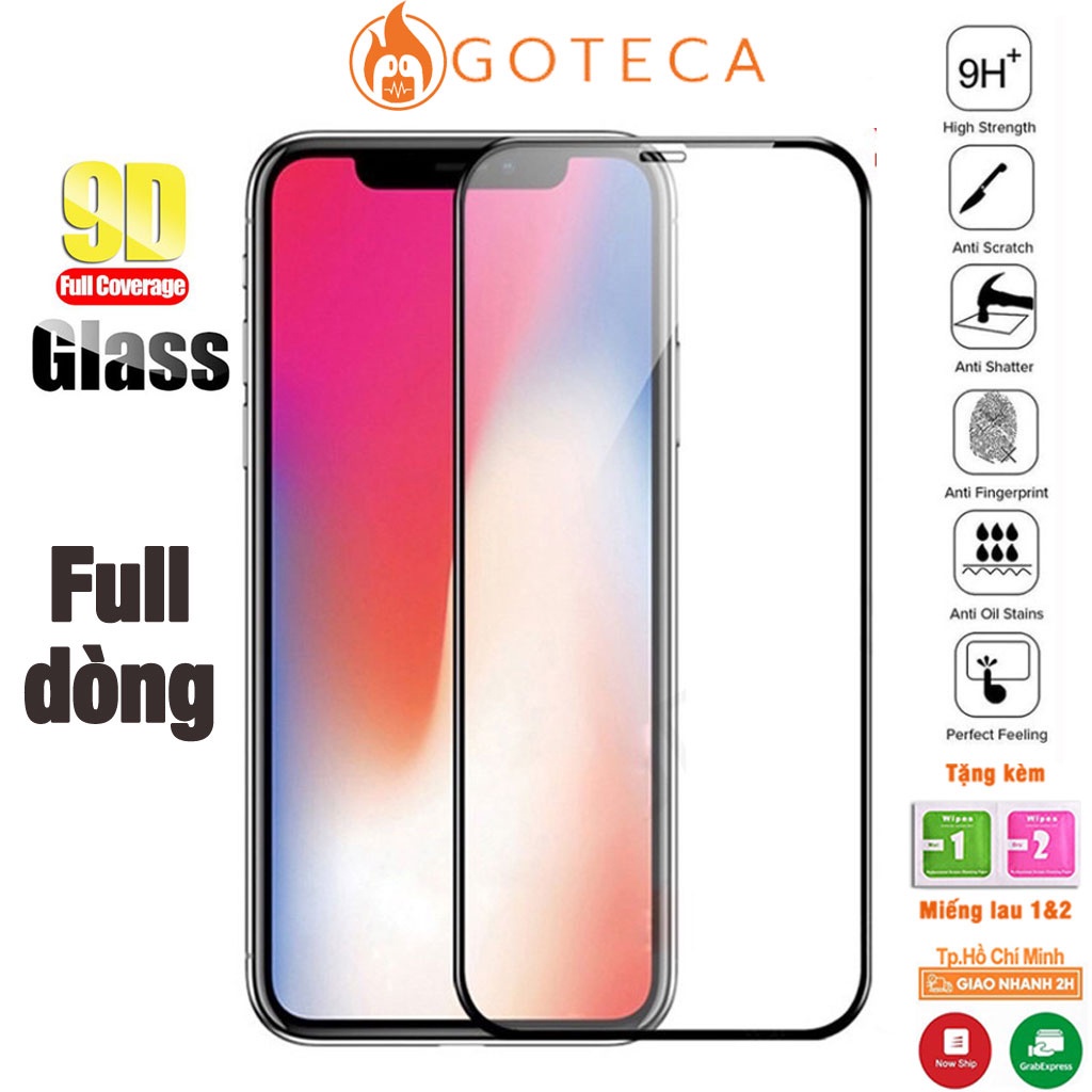 [Đã có IP 13] Kính cường lực 9D Iphone 6plus/6splus, 7/7 plus, 8/8plus, X/Xs, XS Max, 11 Pro, 11 Pro Max, ip 13- Full