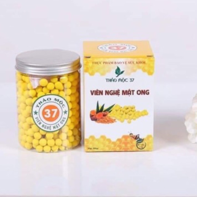 Mua 1 được 3:Mua 1 hũ to 500 viên tặng 2 gói 100 viên tinh nghệ mật ong 37