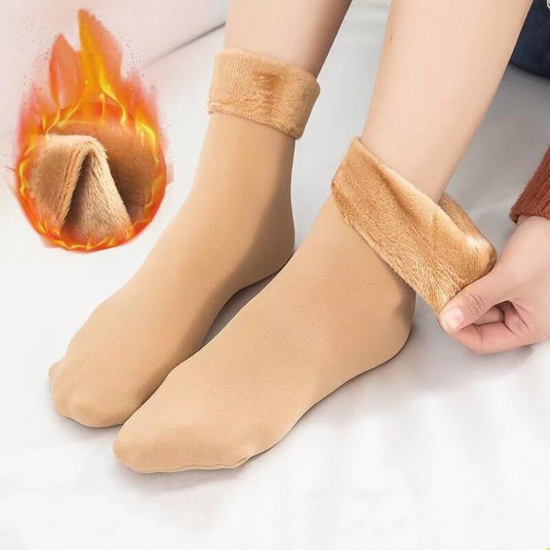 Bán Sỉ Đôi Tất Chân Giữ Ấm Dày Dặn Cho Nữ