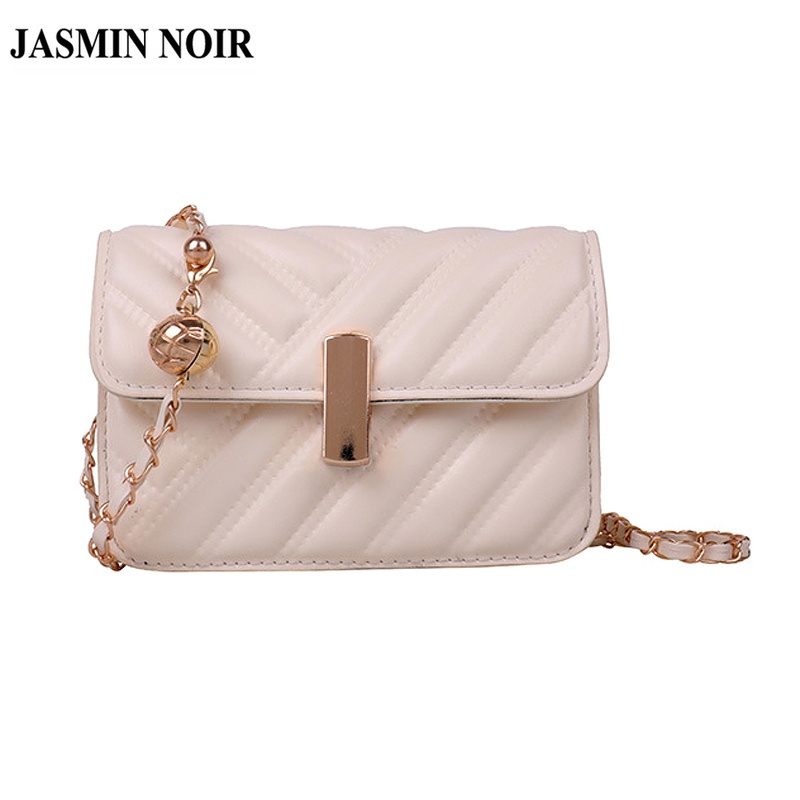 Túi Đeo JASMIN NOIR Chéo Có Dây Đeo Mắc Xích Thiết Kế Sang Trọng Thời Trang Cho Nữ