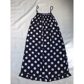 Đầm 2 dây Lanh (Tole) Size 1 (Từ 40kg-50kg).