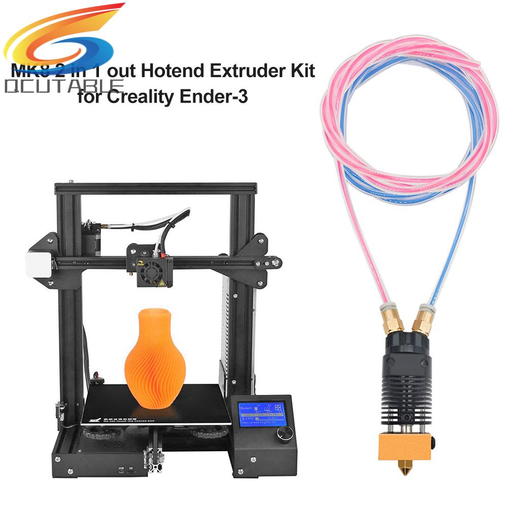 Bộ Đầu Đùn Mk8 2 Trong 1 Cho Máy in 3D Creality Ender-3/CR-10