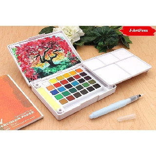 Bộ màu nước sakura koi watercolor 12,18,24,30,36,48 màu