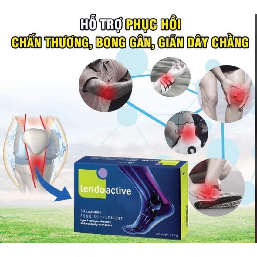 Viên Uống TENDOACTIVE - Giúp hỗ trợ phục hồi các trường hợp bị tổn thương gân – hộp 30 viên - Top1pharmacy