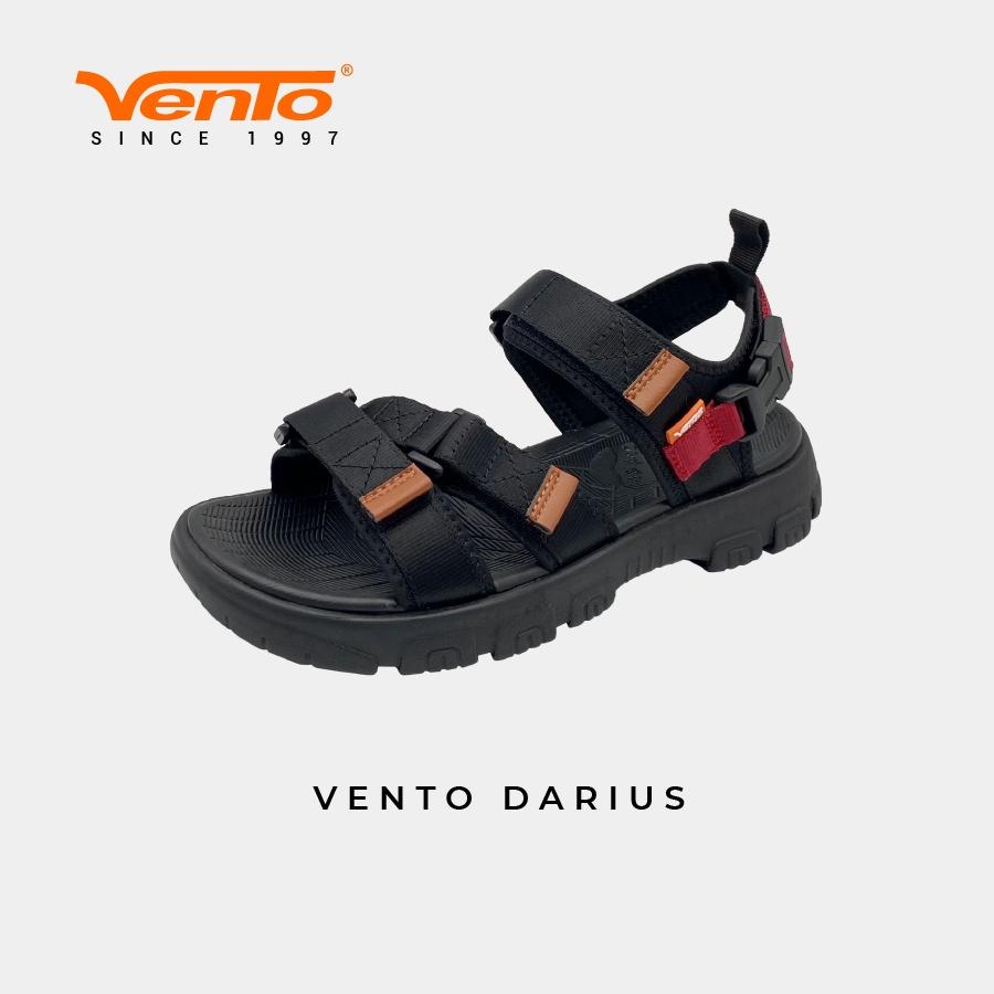 Giày Sandal Nam Vento Chính Hãng DARIUS SD10607 Màu Đen Đỏ