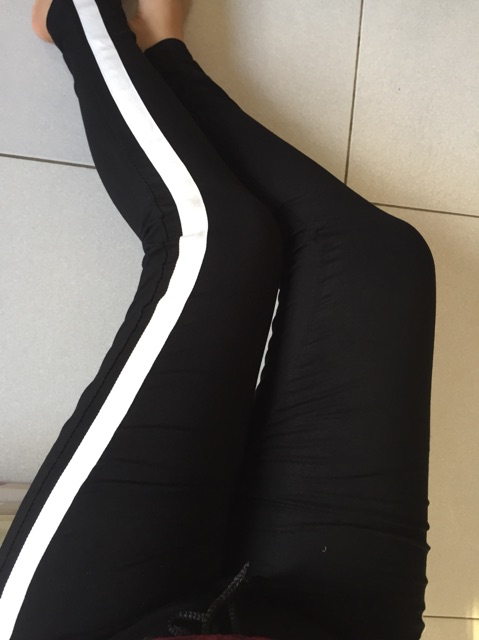 [ Ảnh Thật] Quần legging thể thao 1 sọc