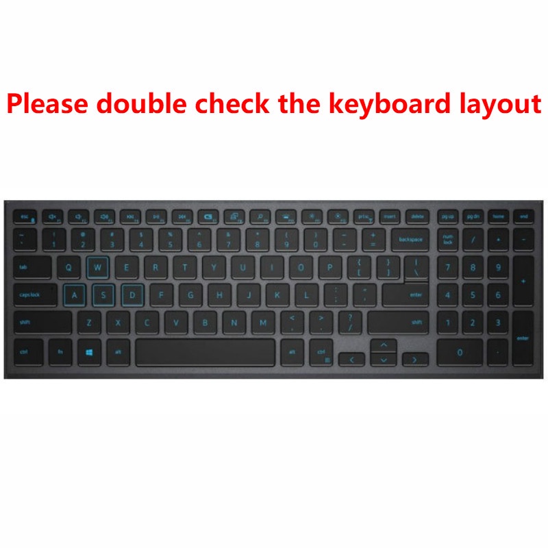 For 15.6inch Dell G3 1765 3590 I7 Soft Ultra-thin Silicone Laptop Keyboard Cover Protector