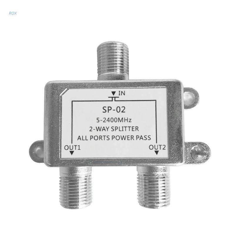 Bộ Chia Tín Hiệu Vệ Tinh 5-2400mhz 2 Chiều Hd Cho Tv Satv / Catv