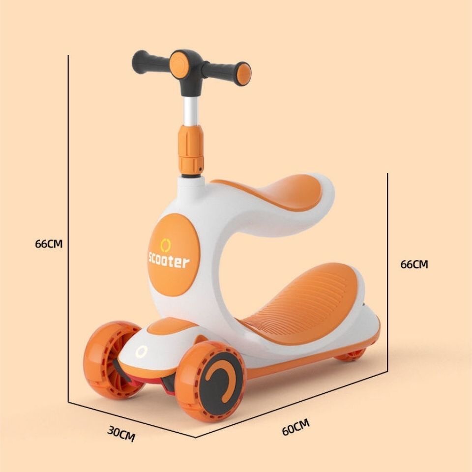 Xe Chòi Chân Cho Bé, Xe Trượt Scooter 3 IN 1