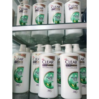 Dầu Gội CLEAR BẠC HÀ 880g