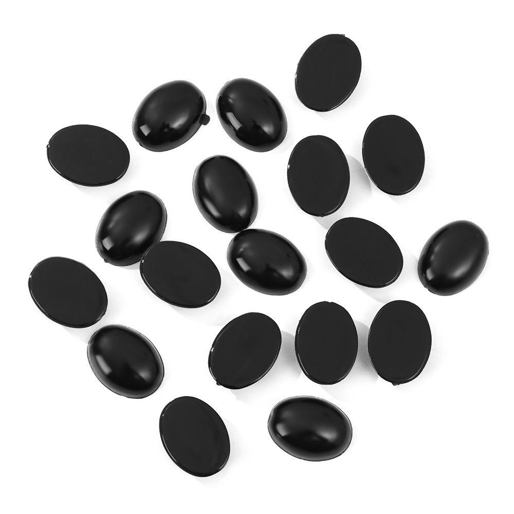 20 / 50 Nút Nhựa Hình Oval Cho Búp Bê