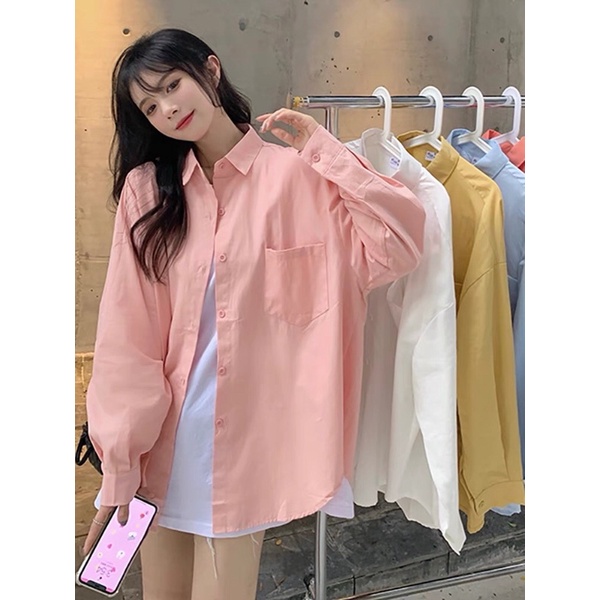 ❤️Áo Sơ Mi Kiểu Nữ Màu Trắng chất lụa hàn đẹp dài tay phong cách ulzzang vintage hàn quốc cao cấp trơn kozoda