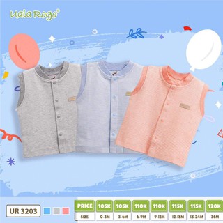 Áo gile kẻ nhỏ trẻ em uala rogo