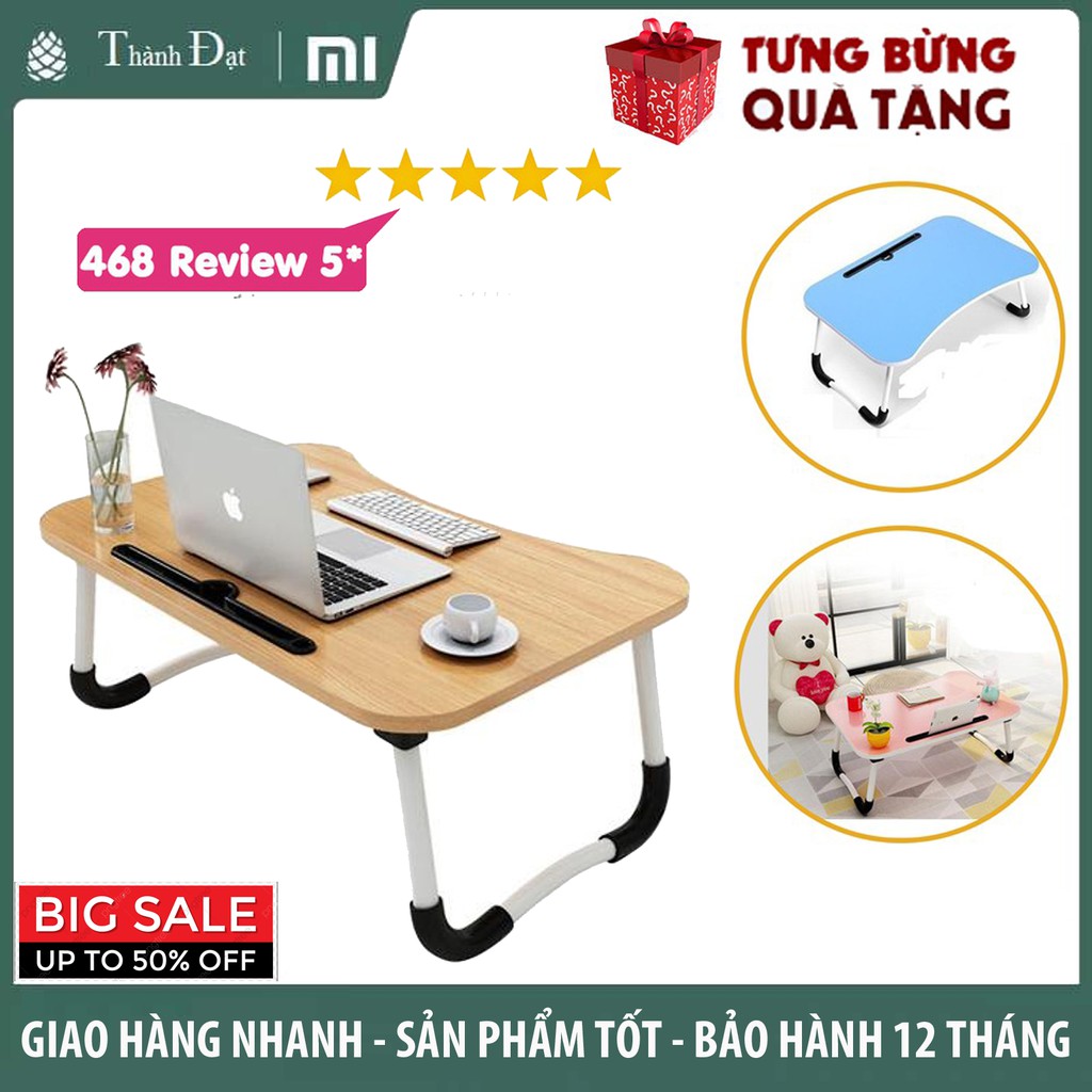 Bàn học để laptop có khe ipad gấp gọn Đa Năng -Tiện Dụng - Gọn Nhẹ  💥SIÊU HOT💥