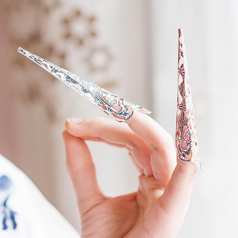 1 Set Nhẫn Hoa Cổ Điển Bảo Vệ Ngón Tay Sự Bảo Vệ