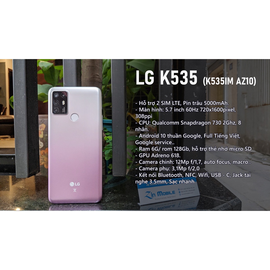 Điện thoại LG K535 - Đối thủ cạnh tranh trực tiếp của LG G8