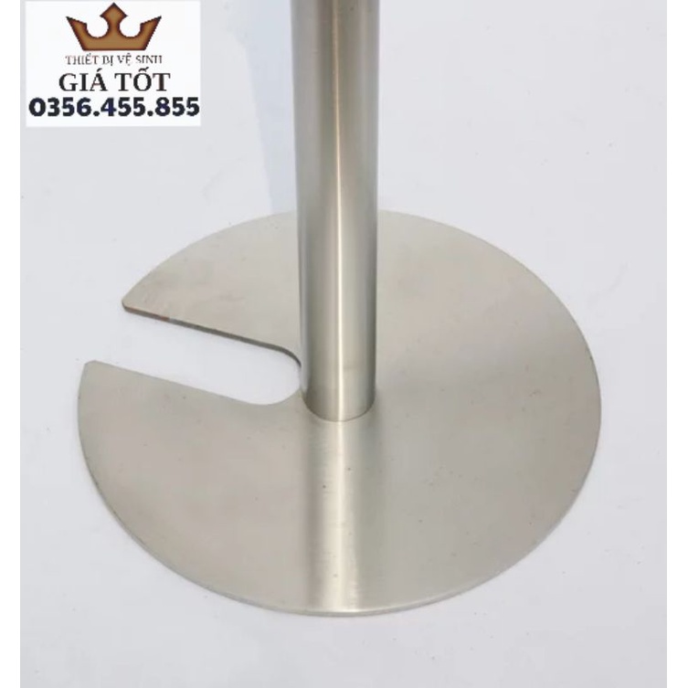 Cột chắn inox căng dây đế chữ U 2m, 3m, cột chắn inox phân luồng lối đi,trụ phân cách lối đi