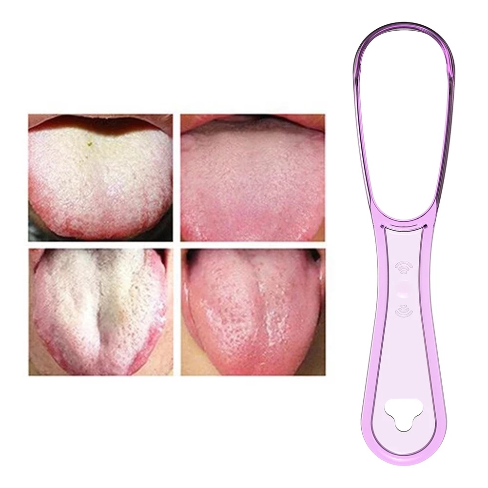 Dụng cụ cạo lưỡi vệ sinh răng miệng thông thoáng có thể tái sử dụng