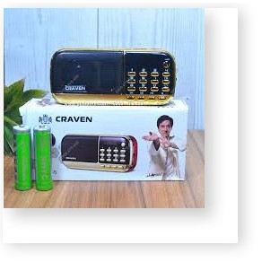 Loa Craven CR-836S , 836S Nghe Nhạc Thẻ Nhớ, USB, FM Chính Hãng Có Đèn PIN, Cắm Tai Nghe