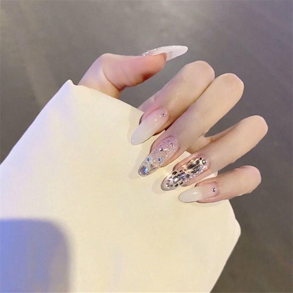Hộp 24 Móng Tay Giả Có Thể Tháo Rời|Móng Tay Giả