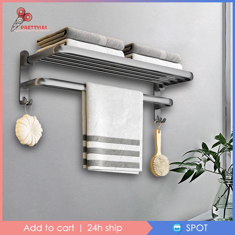 [Prettyia1] Giá Treo Khăn Tắm Bằng Đá Lavatory