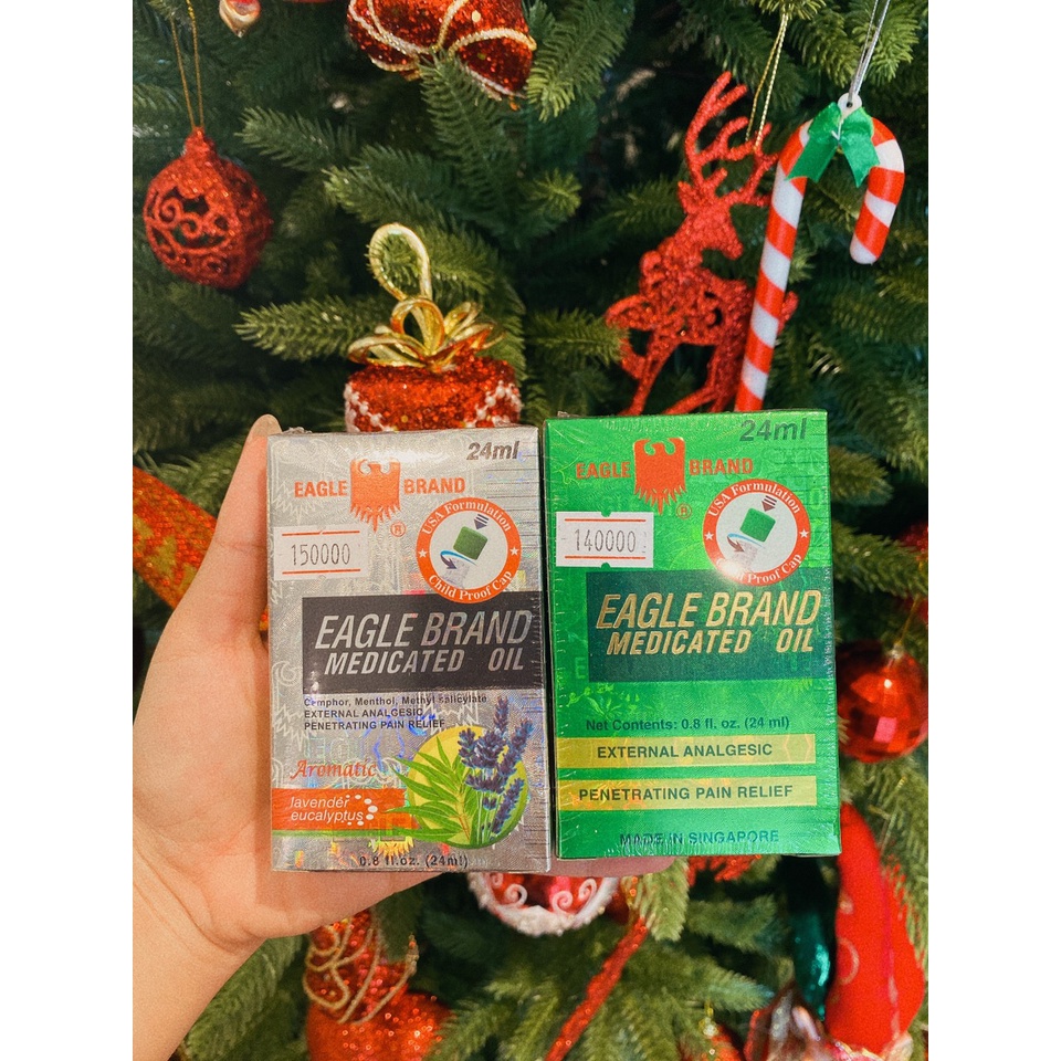 Dầu gió xanh EAGLE BRAND MEDICATED OIL