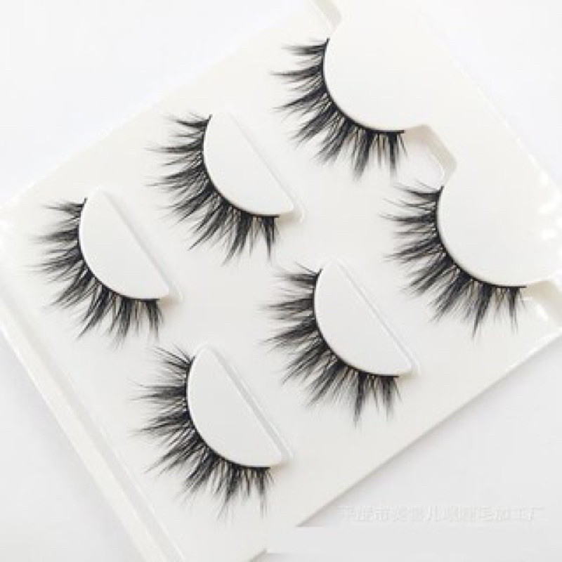 Mi Giả Lông Chồn 3D 3PCS 3 Fashion Eyelashes 3 Faux-Cils (3 cặp)