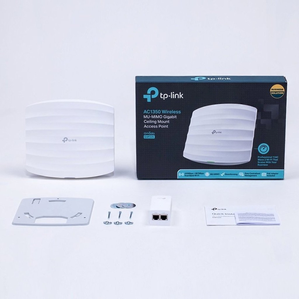 Bộ phát Wifi Băng Tần Kép Tplink EAP225 2.4GHz/5GHz 300+867Mbps