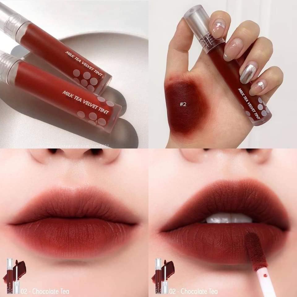 Son Kem Lì, Mịn Mượt Như Nhung Romand Milk Tea Velvet Tint 4.4g