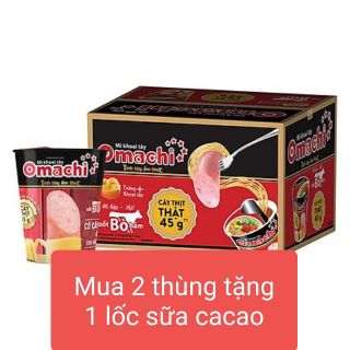 Mì ly omachi sốt bò hầm
