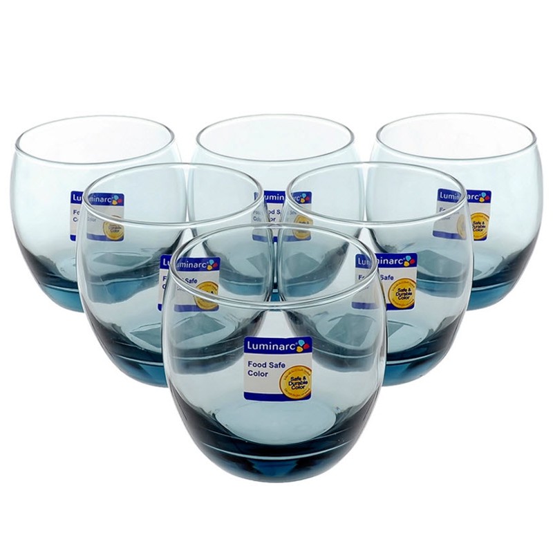 Bộ cốc  thủy tinh Luminarc Salto Mazarine 320ml - L2258 | Hàng chính hãng