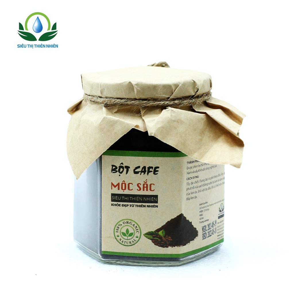 Bột bã cafe nguyên chất tẩy da chết Mộc Sắc 500g