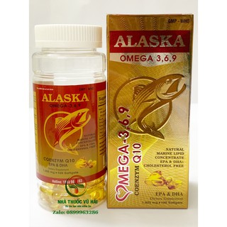 [Viên uống] Viên dầu cá ALASKA OMEGA 369 tăng cường thị lực giảm nguy cơ mắc bệnh tim mạch