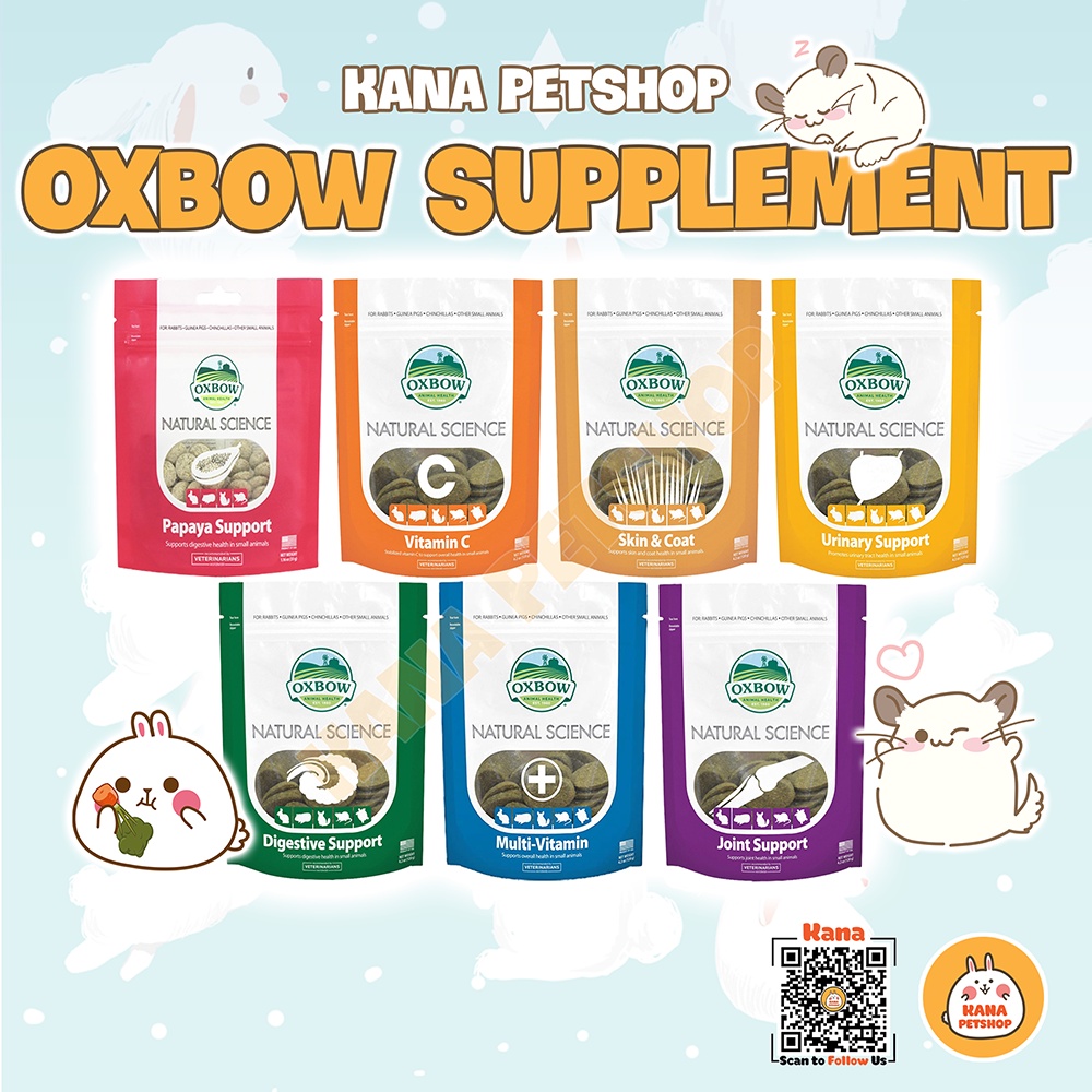 Oxbow Natural Science FREESHIPDATE MỚI OXBOW Viên Hỗ Trợ Dinh Dưỡng cho guinea pig, thỏ, chinchilla ...