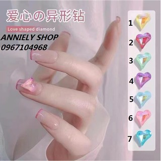 Phụ kiện trang trí móng tay hình trái tim