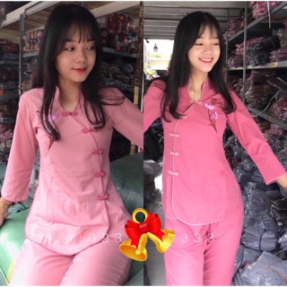[Mã WA2220 g Đồ đi chùa mẫu sẫm xéo #đồ bộ đi chùa #đồ phật tử #đồ lam