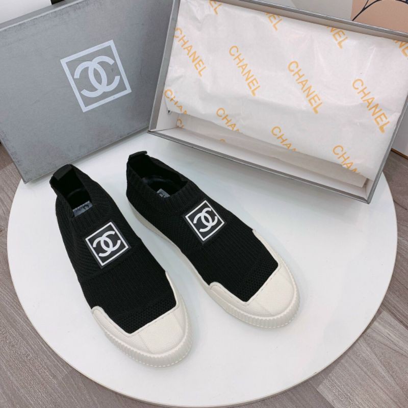 Giày Thể Thao Len Chun Không Dây Mềm Êm Fullbox Hãng Cao Cấp