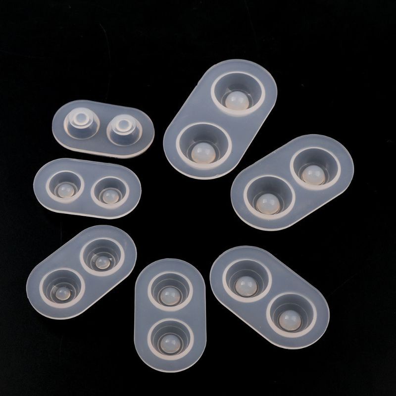 AUTU  6 Sizes Doll Eyes Mold BJD Doll Heavy Pupil Eye Eyeball Dome Silicone Molds Kit