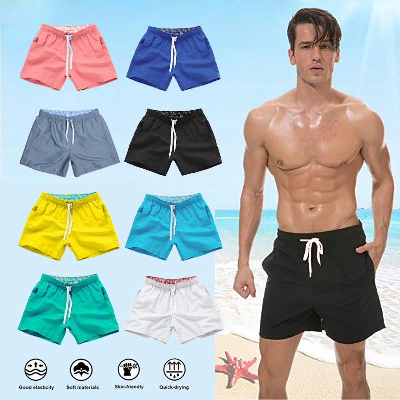 Quần Đùi Thể Thao Đi Biển Lướt Sóng Thấm Hút Tốt Nhanh Khô Cho Nam