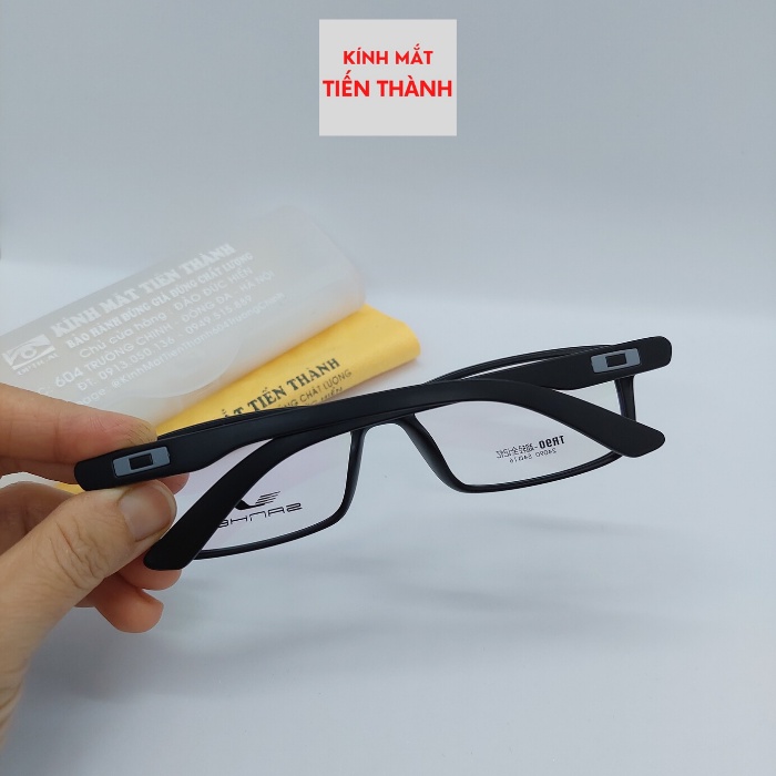 Mắt Kính Vuông Dáng Nhỏ Dày, Bền, Chắc, Hạn Chế Độ Dày Mắt Kính Sh2409  - Kính Mắt Tiến Thành