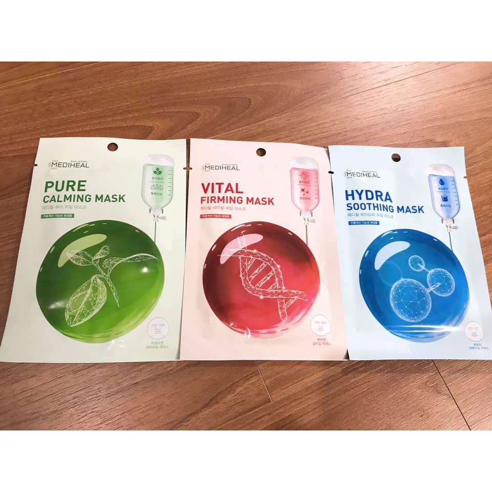 Combo 10 Mặt Nạ Cấp Ẩm, Làm Mịn Da Mediheal Hydra Soothing Mask 20ml x 10