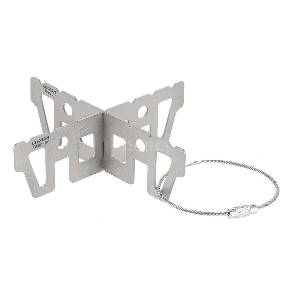 Giá đỡ bếp cồn lixada titanium tiện dụng khi đi dã ngoại