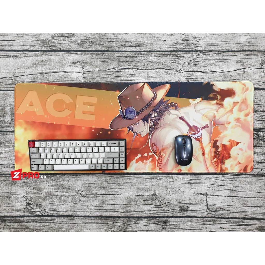 Lót chuột One Piece ACE 2 80x30 dày 3ly