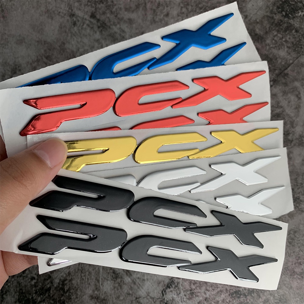 3D Resin Gel PCX Sticker Dán biểu tượng xe máy Honda Motocross cho Honda Pcx 125 150 Pcx125 Pcx150 2015 2018