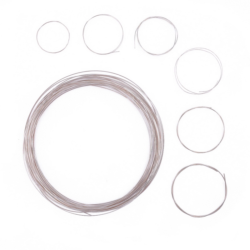 Dây bạc 925 ren kim loại dùng làm vòng cổ/ vòng tay/ bông tai trang sức 0.4-1.2mm