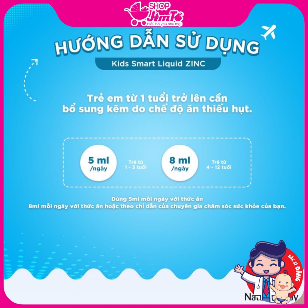 Kẽm ZinC Nature's Way Bổ Sung Kẽm Tăng Sức Đề Kháng Cho Bé Lọ 200ml