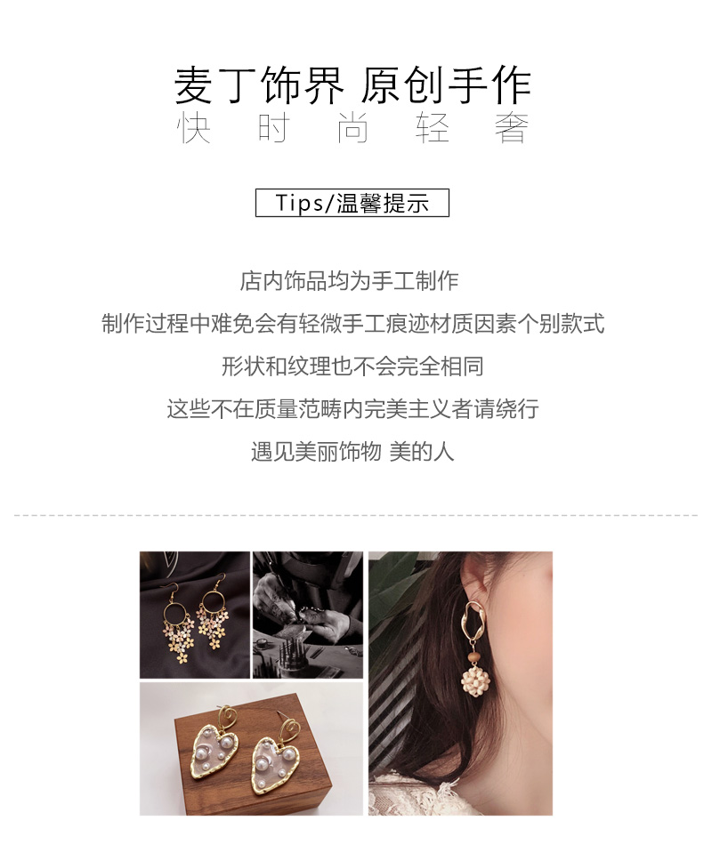 S925Silver Needle Delicate Pearl Stud Earrings Women's Korean-Style Simple Temperamental All-Match Colorful Love Heart Earrings Stud Earrings F100