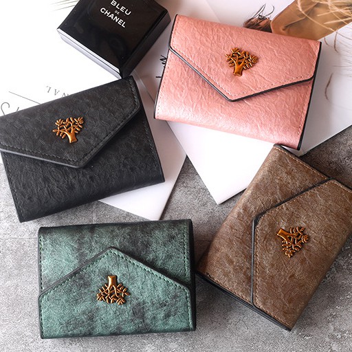 Ví nữ mini gấp ngắn VI027 | BigBuy360 - bigbuy360.vn