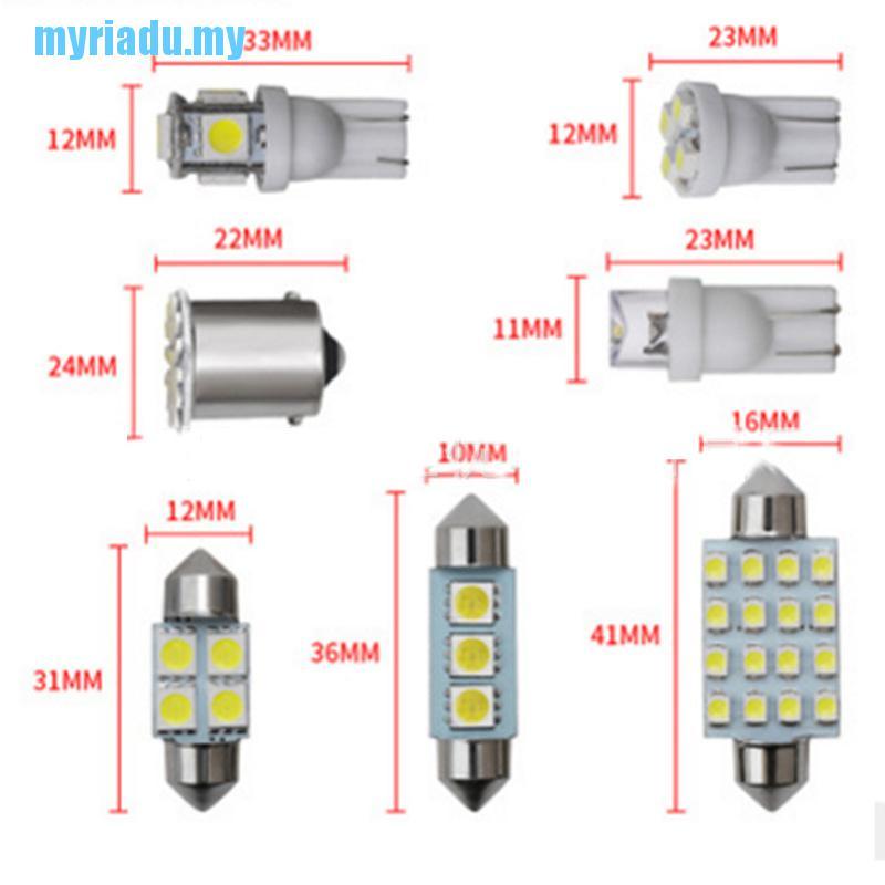 Set 14 Đèn Led Gắn Biển Số Xe Hơi Chuyên Dụng