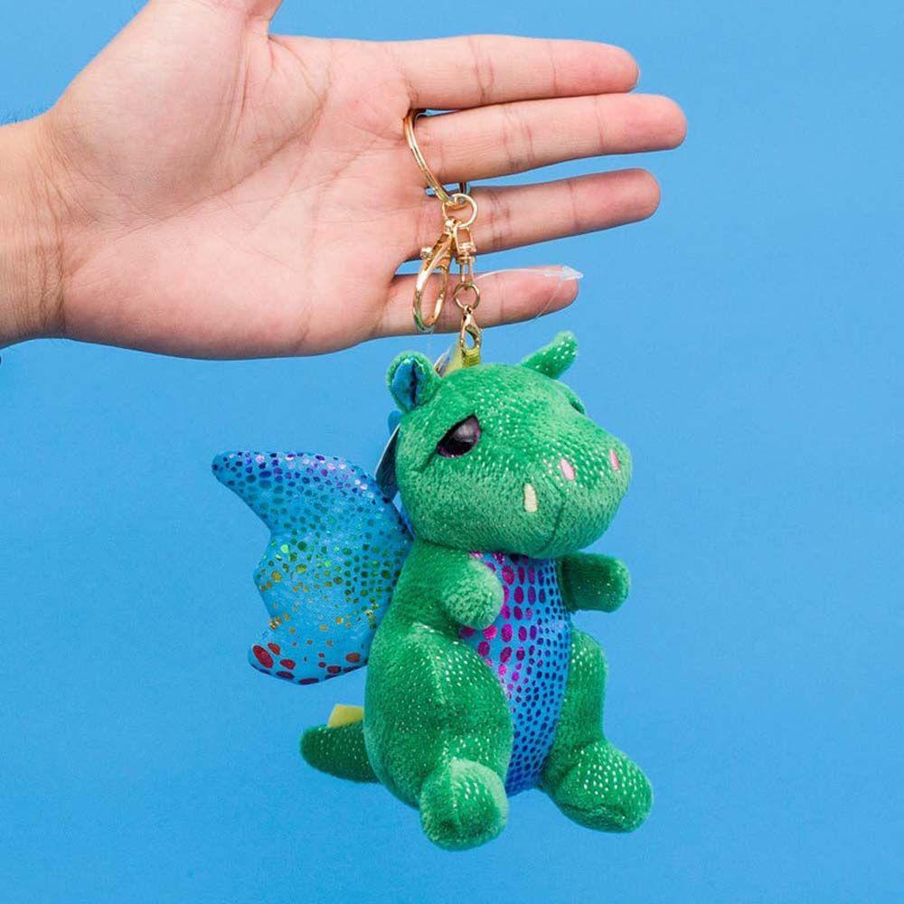 Móc Khóa Hình Khủng Long Nhồi Bông Đáng Yêu